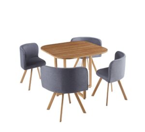 Комплект HoReCa за кафене – маса 90x90cm + 4 тапицирани стола