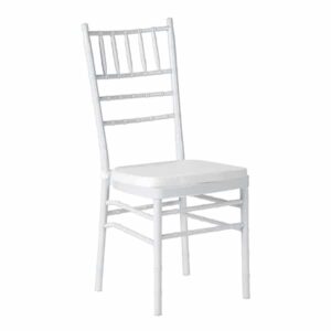 Американски сватбен стол Chiavari – цвят бял