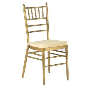 Американски сватбен стол Chiavari – златист цвят