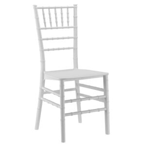 Американски сватбен стол Chiavari – цвят бял PP