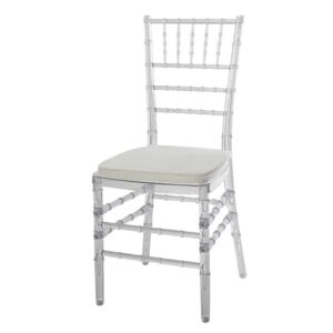 Американски сватбен стол Chiavari PP – прозрачен