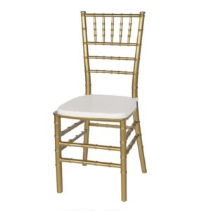 Американски сватбен стол Chiavari – златист цвят PP